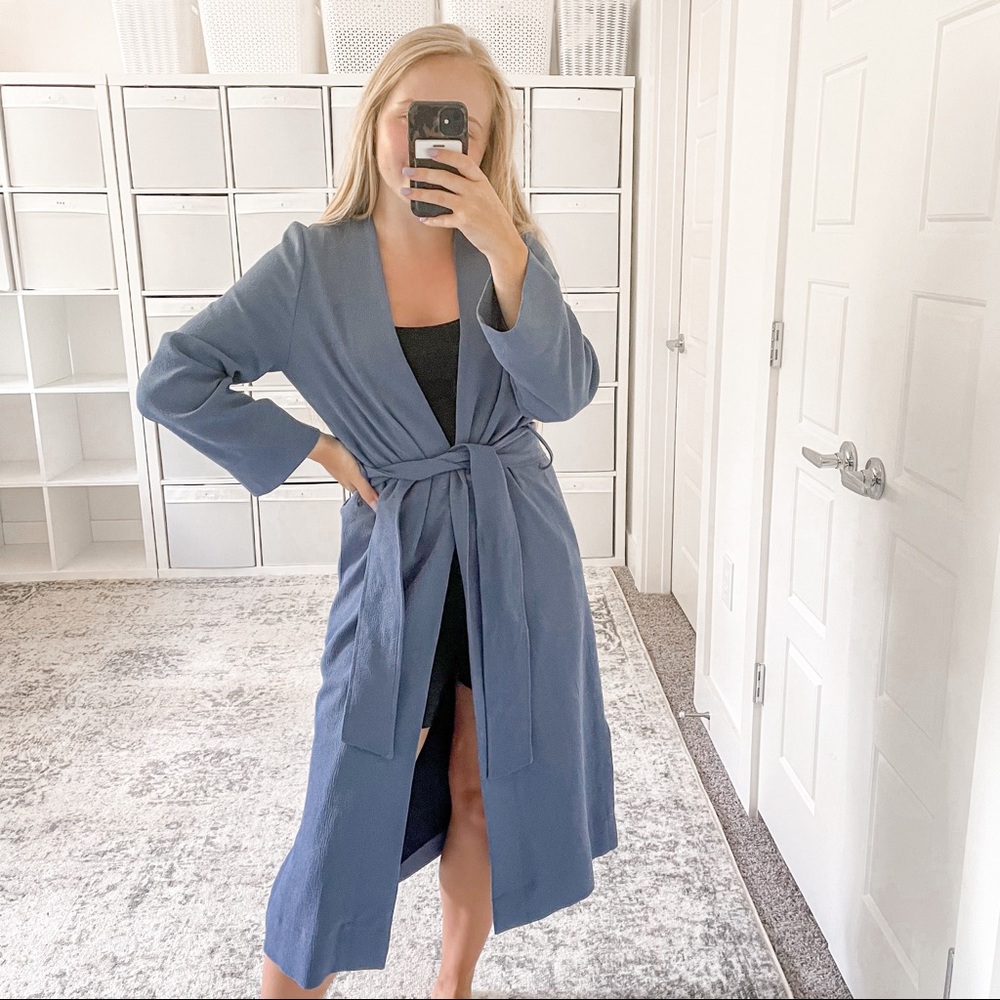 GANNI Robe Belted Coat